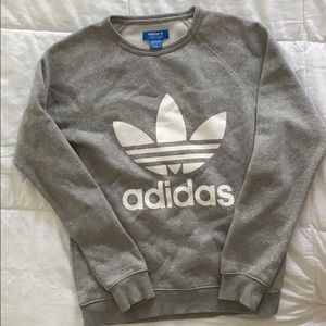 Adidas sweatshirt grey
